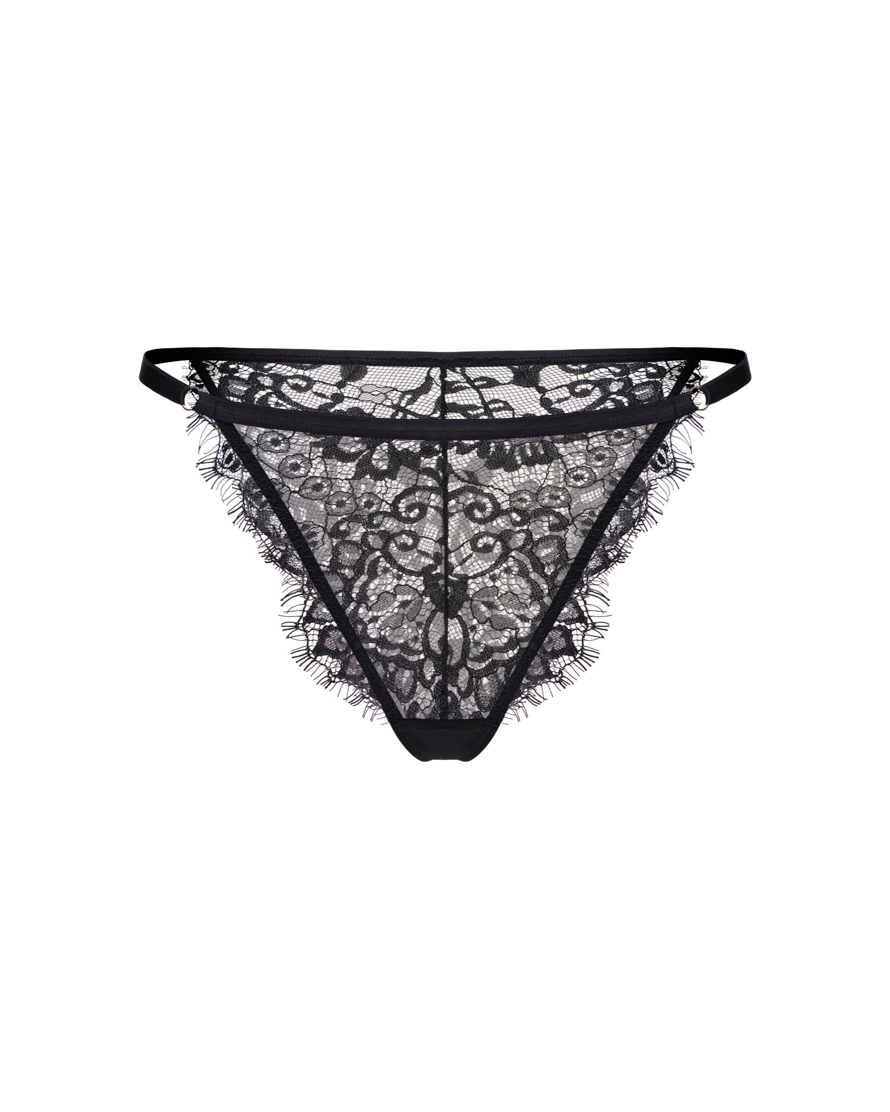 Mona Underwear - Black lace detail